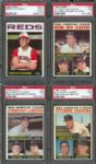 Large PSA Graded Collection (100) Including Many Stars & Hall Of Famers