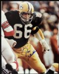 1969 Ray Nitschke Green Bay Packers Signed 11" x 14" Oversized Photo - JSA