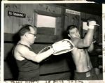 1952 Rocky Marciano "The Sporting News Collection Archives" Original Photo (Sporting News Colleciton Hologram/MEARS Photo LOA)