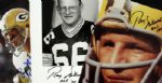 1990s Ray Nitschke Green Bay Packers Signed 8" x 10" Photo - Lot of 3