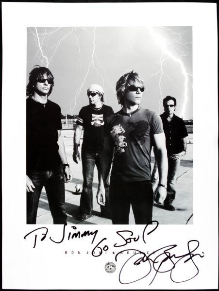 Jon Bon Jovi Signed Bounce Poster "Go Soul" (11 3/4" x 15 1/2") - JSA