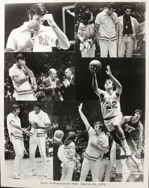1974 Dave DeBusschere New York Knicks "TSN Collection Archives" Original First Generation 11" x 14" Choice Jumbo Oversized Photo (TSN Collection Hologram/MEARS Photo LOA) 1:1, Unique