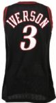 1997-98 Allen Iverson Philadelphia 76ers Game Jersey 