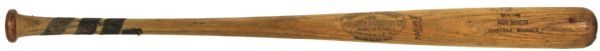 1943-49 Al Koerner H&B Louisville Slugger Professional Model Game Used Bat - Wilkes Barre , Bakersfield, Harrisburg, Tacoma (MEARS Auction LOA)