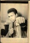 1965-70 Cassius Clay / Muhammad Ali The Denver Post Photo Archives Original Photos (Denver Post Archives Hologram/MEARS Photo LOA) - Lot of 12