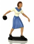 1960s Hartland Womans Bowler Figure 