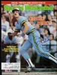 1982 Robin Yount Milwaukee Brewers Signed Sports Illustrated Cover - JSA