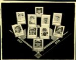 1933 All Star Game The Sporting News Collection Archives Original Photos (Sporting News Collection Hologram/MEARS Photo LOA) - Lot of 6