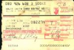 Bud Selig Milwaukee Brewers Airline Receipts 