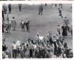 1957 Polo Grounds New York Giants "The Sporting News Collection Archives" Original 8" x 10" Photo (Sporting News Collection Hologram/MEARS Photo LOA)