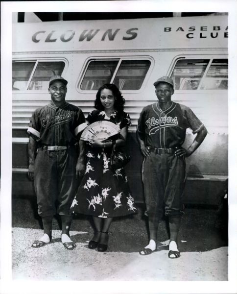 1944-49 circa Indianapolis Clowns Negro Leagues "The Sporting News Collection Archives" Original 8" x 10" Photos (Sporting News Collection Hologram/MEARS Photo LOA) - Lot of 2