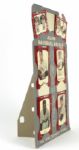 1950s circa Star Cal All Star Baseball Decals - Lot of 6 - With Cardboard Store Display