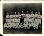 1911 Philadelphia Athletics Team Photo "The Sporting News Collection Archives" Original 8" x 10" Photo (Sporting News Collection Hologram/MEARS Photo LOA)