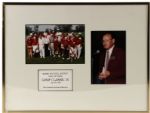 1994 Ray Nitschke Green Bay Packers Bobby Mitchell Infiniti Hall of Fame Golf Tournament Display w/ 2 Nitschke Photos 