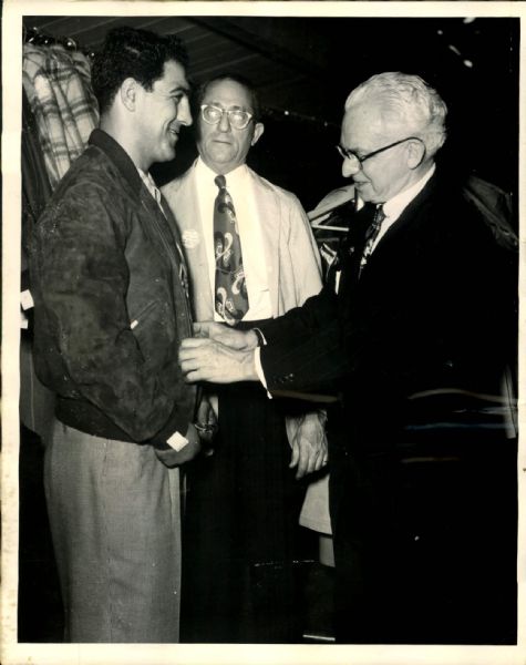 1951-67 Rocky Marciano "The Sporting News Collection Archives" Original Photos (Sporting News Collection Hologram/MEARS Photo LOA) - Lot of 4