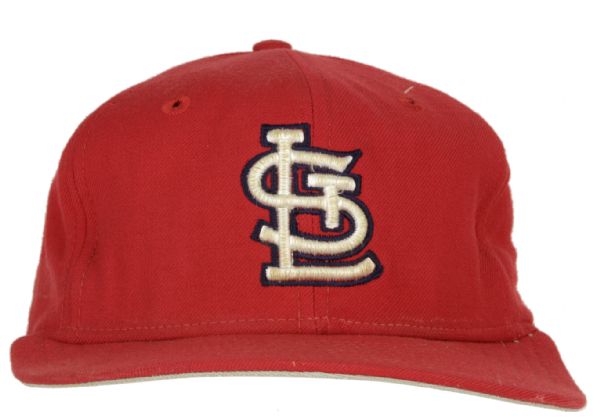 Lot Detail - 1980-82 Andy Rincon St. Louis Cardinals Game Worn Cap (MEARS Auction LOA)