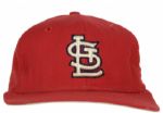 1980-82 Andy Rincon St. Louis Cardinals Game Worn Cap (MEARS Auction LOA)