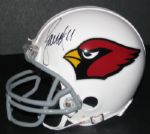 Larry Fitzgerald Signed Arizona Cardinals Mini Helmet (PSA/DNA)