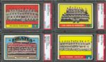 Large PSA Graded Collection (100) Including Many Stars & Hall Of Famers