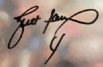 1997 Brett Favre Green Bay Packers Signed Heart of Gold II Print Artist's Proof 32/80 - MEARS 