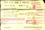 Bud Selig Milwaukee Brewers Airline Receipts 
