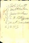 Bud Selig Milwaukee Brewers Airline Receipts 