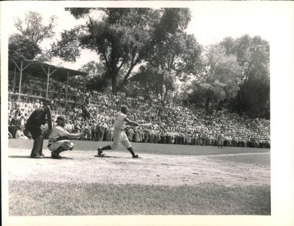 1951 Jackie Robinson Brooklyn Dodgers Hank Majeski Hall of Fame Game "The Sporting News Collection Archives" Original Photos (Sporting News Collection Hologram/MEARS Photo LOA) - Lot of 2