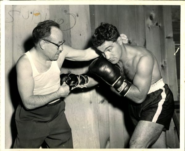 1952 Rocky Marciano Lot #2 "The Sporting News Collection Archives" Original Photo (Sporting News Collection Hologram/MEARS Photo LOA)