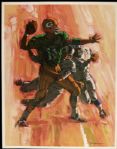 1970s Green Bay Packers 11 x 14 Oil Print - Lot of 8