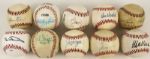 1980s-90s Massive Collection of Single Signed Baseballs Over 60 Signed Incl. Ted Williams, Harry Caray Norm Cash - JSA 