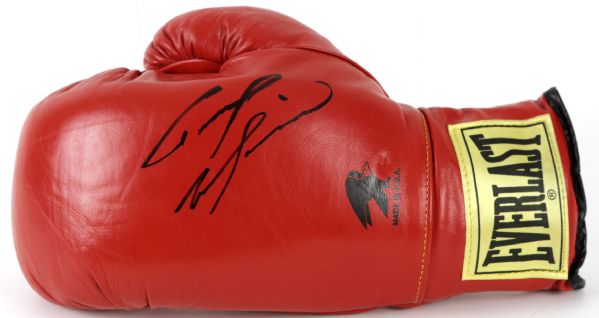 1990s Tommy Morrison Signed Everlast Boxing Glove - MEARS LOA