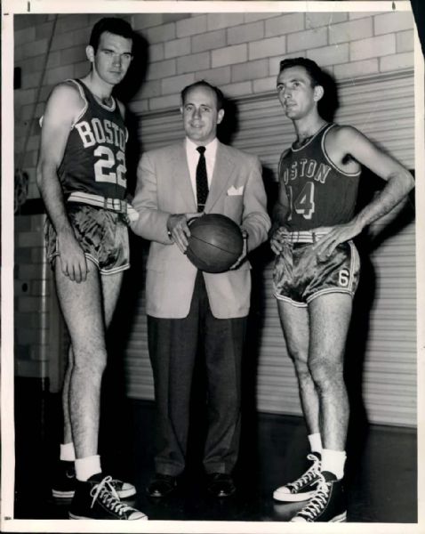 1953-69 Red Auerbach Boston Celtics "The Sporting News Collection Archives" Original Photos (Sporting News Collection Hologram/MEARS Photo LOA) - Lot of 3