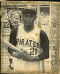 1967-73 Roberto Clemente Pittsburgh Pirates The Sporting News Collection Archives Original Photos (Sporting News Collection Hologram/MEARS Photo LOA) - Lot of 4