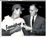1969 Bowie Kuhn Ted Williams Washington Senators "The Sporting News Collection Archives" Original 8" x 10" Photo (Sporting News Collection Hologram/MEARS Photo LOA)