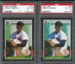1985 Donruss & Leaf Roger Clemens Rookies PSA NM-MT 8