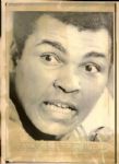 1970-75 Cassius Clay / Muhammad Ali The Denver Post Photo Archives Original Photos (Denver Post Archives Hologram/MEARS Photo LOA) - Lot of 12