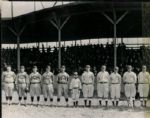 1920 George Halas (modern print) Decatur Staleys The Sporting News Collection Archives Original 7 x 9 Photos (Sporting News Collection Hologram/MEARS Photo LOA) - Lot of 3