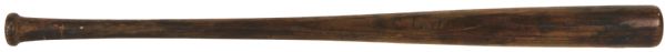1920S Carl Johnson H&B Louisville Slugger Side Written Professional Model Game Used Bat - Sycracuse - Reading - York - (MEARS LOA)