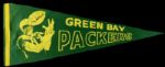 1967 Green Bay Packers Ice Bowl Pennant Signed By Ray Nitschke - JSA 
