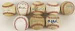 1980s-90s Massive Collection of Single Signed Baseballs Over 60 Signed Incl. Ted Williams, Harry Caray Norm Cash - JSA 