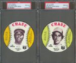 1976 Crane Potato Chips Discs PSA Graded Gem Mint 10 Collection (5) Including Seaver & Palmer