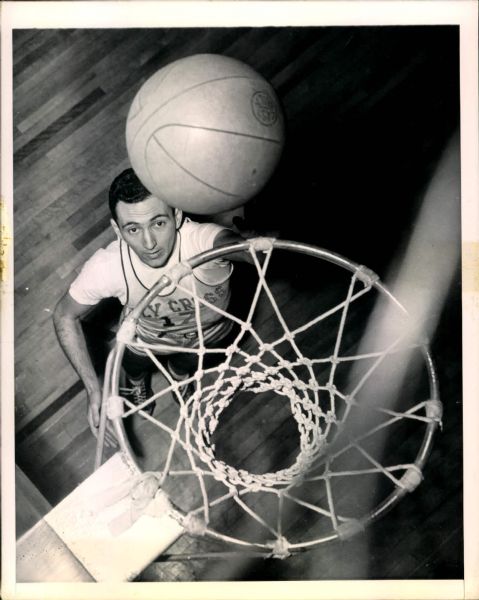 1947-50 Bob Cousy Holy Cross Crusaders "SPORT Magazine Photo Archives" Original 7" x 9" Photo (MEARS Photo LOA)