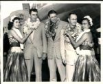 1952-53 Roy Campanella Hawaiian All Star Exhibition The Sporting News Collection Archives Original Photos (Sporting News Collection Hologram/MEARS Photo LOA) - Lot of 2