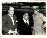 1942-45 Horace Stoneham Mayor Fiorello LaGuardia General Ike Eisenhower "The Sporting News Collection Archives" Original 8" x 10" Photo (Sporting News Collection Hologram/MEARS Photo LOA)