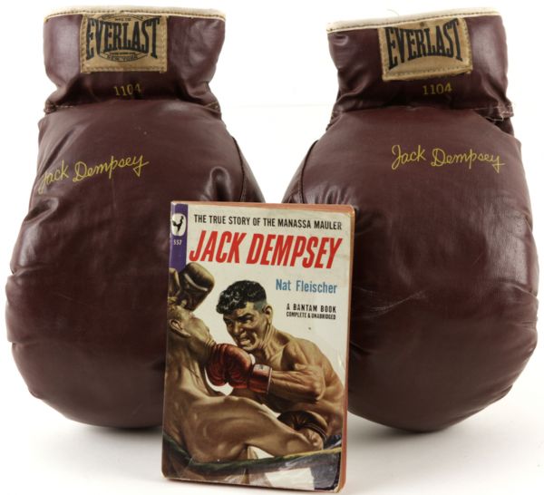 Jack Dempsey Endorsed Everlast Boxing Gloves 