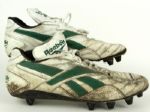 1990s Craig Newsome Green Bay Packers Game Worn Signed Cleats - MEARS & JSA