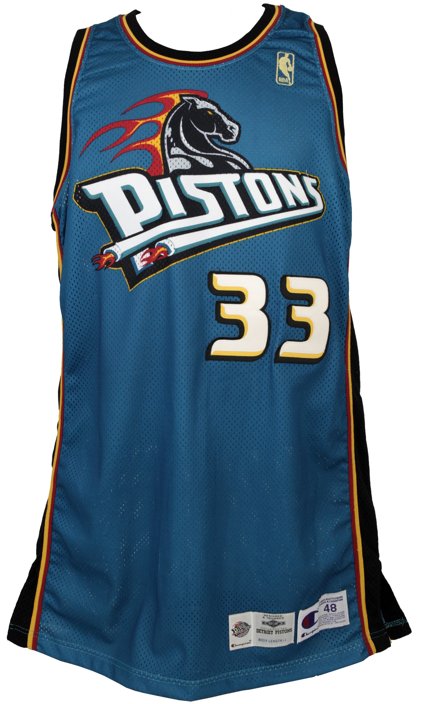 detroit pistons horse jersey