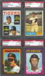 Large PSA Graded Collection (100) Including Many Stars & Hall Of Famers