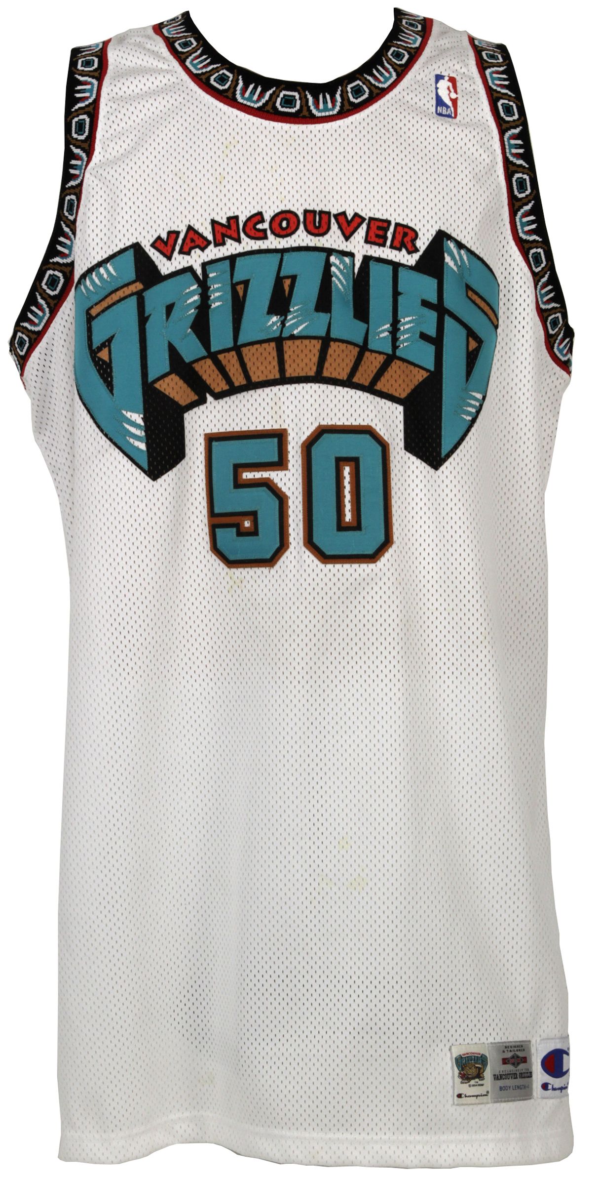 bryant reeves grizzlies jersey
