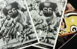 1970s-96 Ray Nitschke Green Bay Packers Signed 8" x 10" - Lot of 3 With One Vintage Penning - JSA